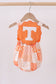 Orange Tennessee applique patchwork bubble