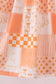 Orange Tennessee patchwork dress