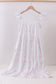 Blue starfish shell tiered women dress