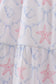 Blue starfish shell tiered women dress