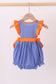 Florida Gators smocked ruffle bubble