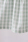 Green cross embroidery gingham bloomer set