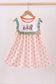 Bunny embroidery ruffle dress