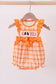 Tennessee Go vols smocked ruffle bubble