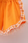 Tennessee Go vols smocked plaid ruffle shorts set