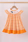 Tennessee Go vols smocked plaid dress