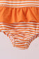 Tennessee Go vols smocked stripe swimsuit