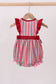 Alabama roll tide smocked ruffle plaid bubble