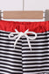 Georgia go dawgs embroidery stripe trunks