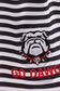 Georgia go dawgs embroidery stripe trunks