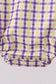 Purple LSU GEAUX smocked bubble