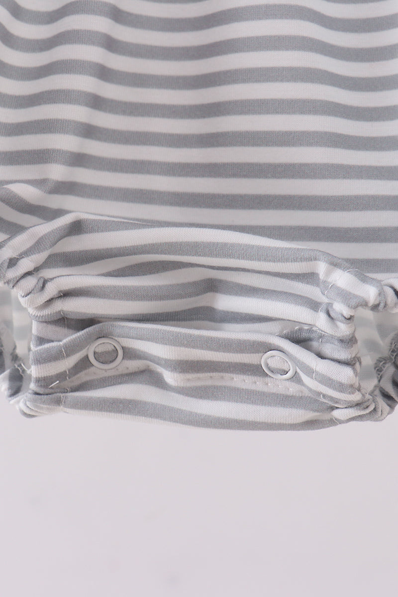 Maroon Alabama embroidery stripe bubble