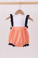 Auburn embroidery ruffle stripe bubble