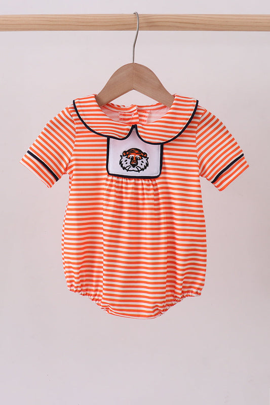 Auburn embroidery stripe bubble