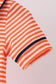 Auburn embroidery stripe bubble