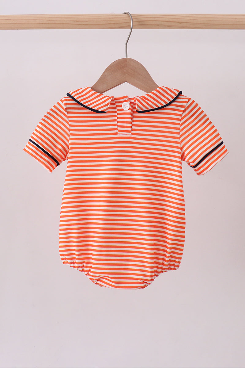 Auburn embroidery stripe bubble