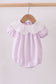 Purple Gingham Lace Bubble