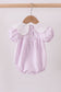 Purple Gingham Lace Bubble