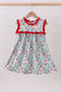 Strawberry Goose Ruffle Ruffle Dress