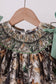 Camouflage smocked bow bloomer set