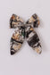 Camouflage sailor hair bow