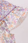 Purple Floral Smocked Dress
