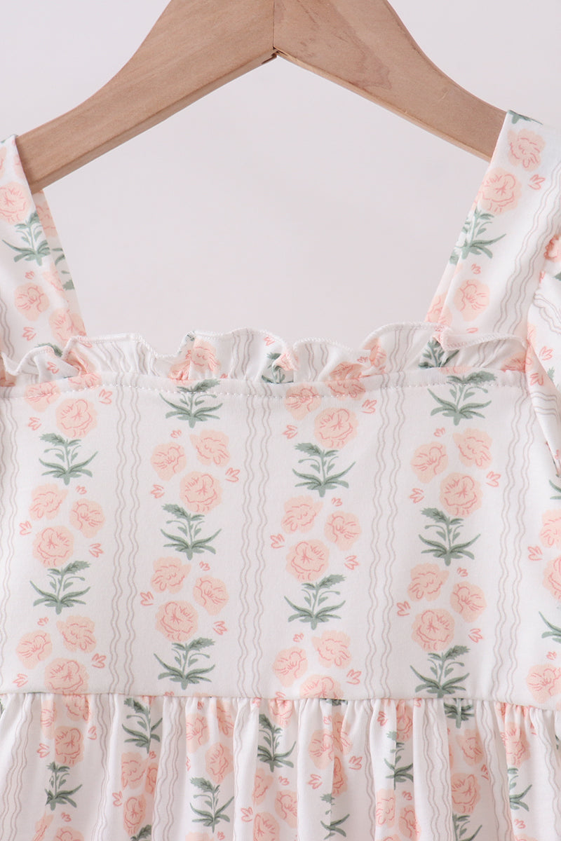 Sage floral mom&me dress