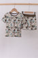 Camouflage duck print bamboo pajama set