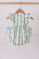 Green Floral Ruffle Bubble