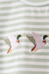 Green Duck Embroidered Shorts Set