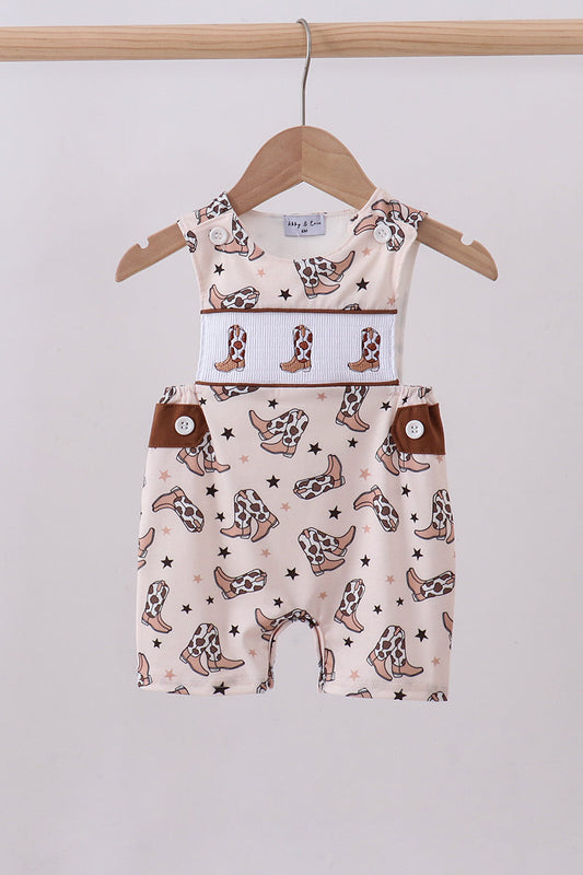 Western cowboy boots smocked jonjon