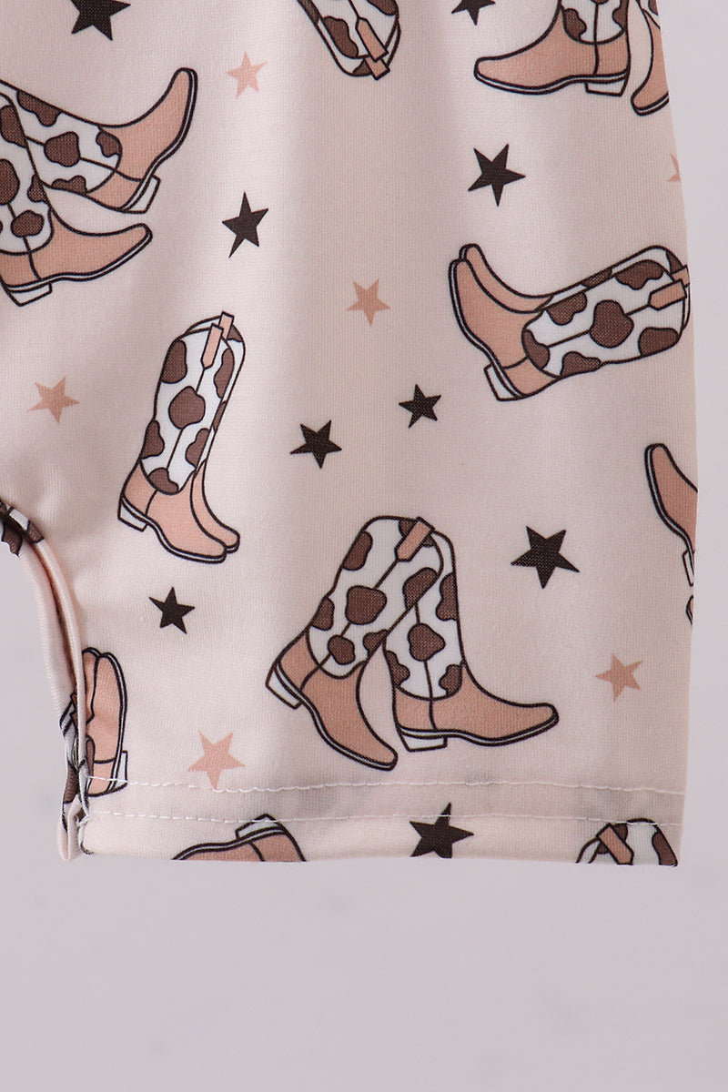 Western cowboy boots smocked jonjon