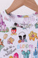 Purple character castle bamboo dress