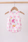 Pink Bow Goose Applique Bubble