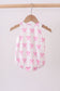 Pink Bow Goose Applique Bubble