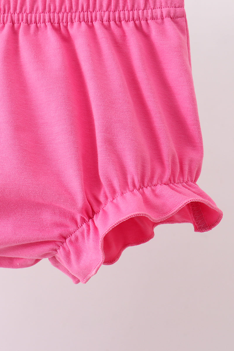 Goose Bow Appliqué Bloomer Set