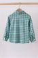 Duck embroidery button down plaid shirt