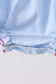 Blue jacquard embroidery bubble