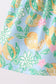 Green lemon smocked bow bloomer set