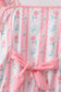 Blush floral print ruffle bow swimsuit
