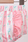 Blush floral print ruffle 2pc swimsuit