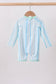 Blue stripe one-piece swimsuit