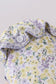 Golden meadow floral  ruffle bow bonnet