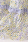 Golden meadow floral smocked tiered dress (length 41.33inch)