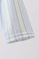 Blue shark applique stripe swimsuit