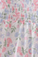 Pink floral smocked mom dress