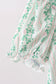 Green floral stripe dress (length 41.33in)