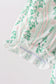 Green floral stripe dress (length 41.33in)