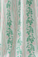 Green floral stripe dress (length 41.33in)