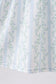 Blue character applique ruffle dress